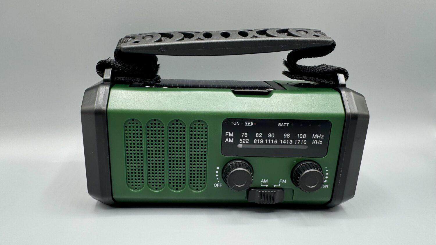 【ファミリー・ライフ】3WAY充電5WAY機能大容量10000mAh多機能防災ラジオの外観