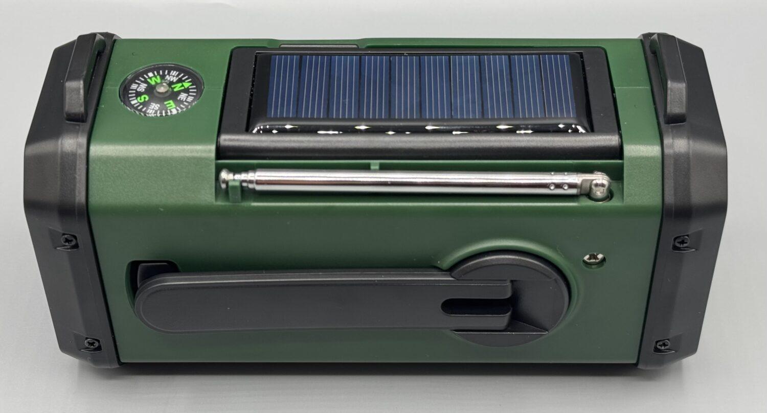 【ファミリー・ライフ】3WAY充電5WAY機能大容量10000mAh多機能防災ラジオ・レバー