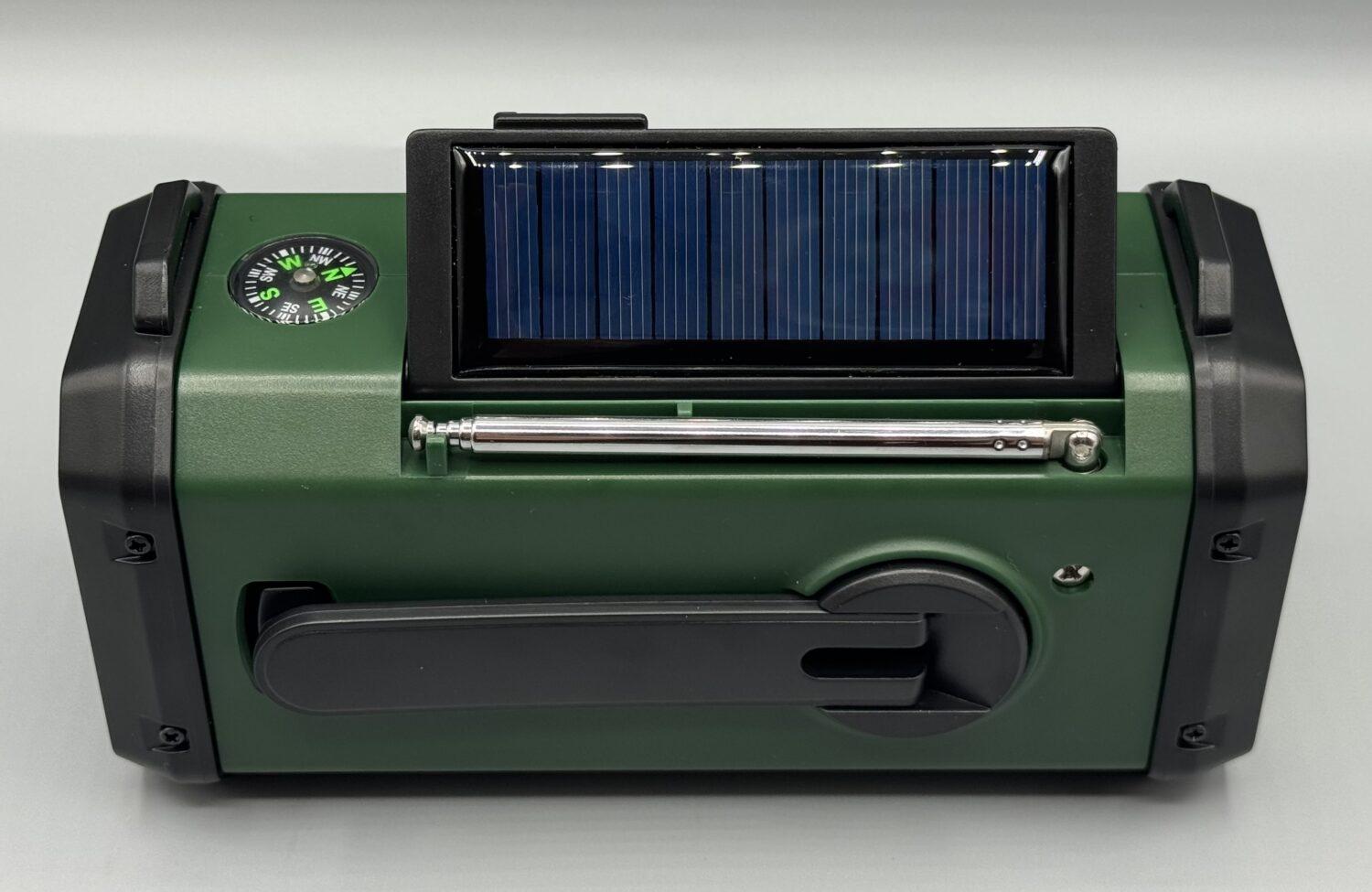 【ファミリー・ライフ】3WAY充電5WAY機能大容量10000mAh多機能防災ラジオ・レバー