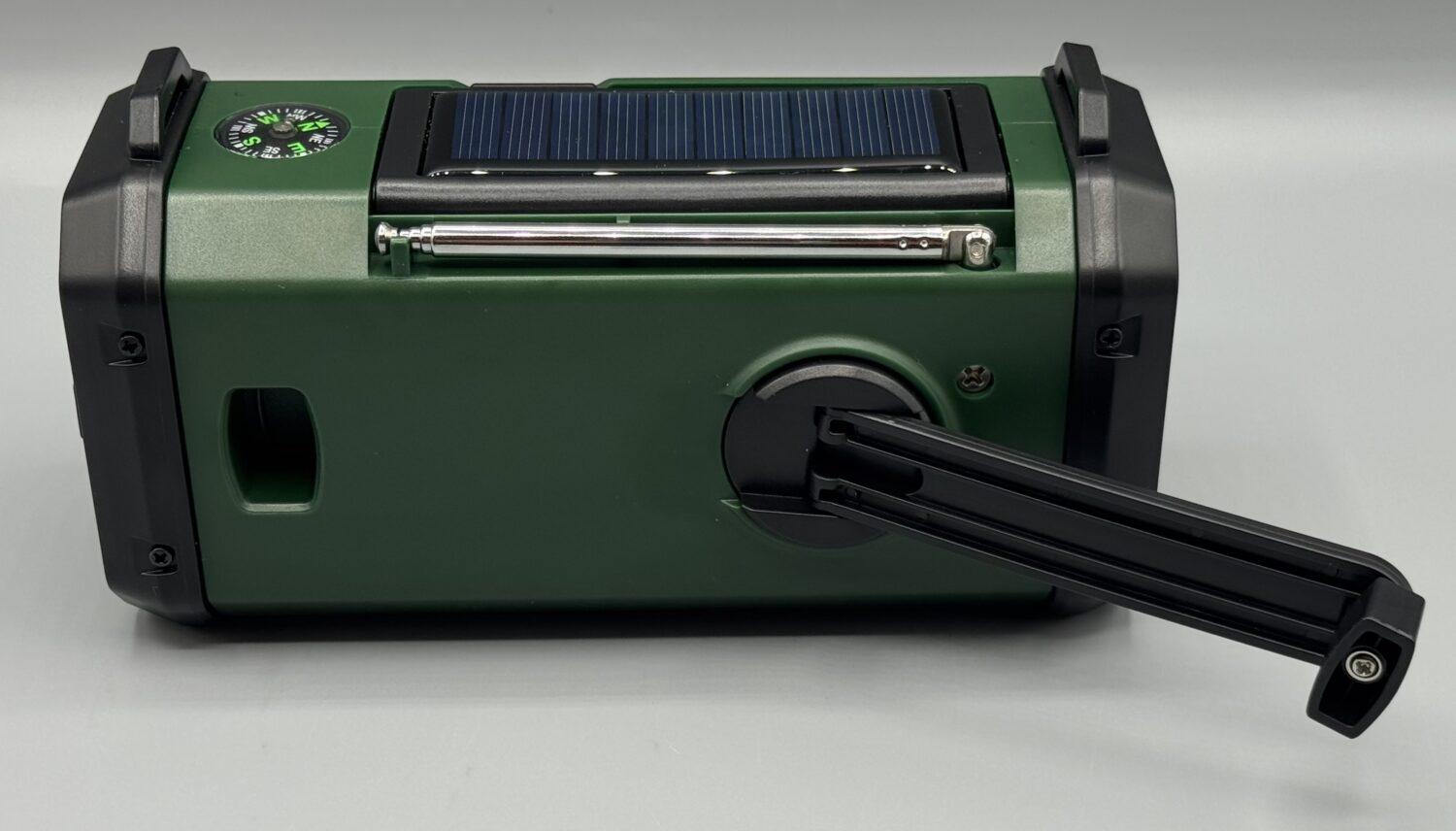 【ファミリー・ライフ】3WAY充電5WAY機能大容量10000mAh多機能防災ラジオ・レバー
