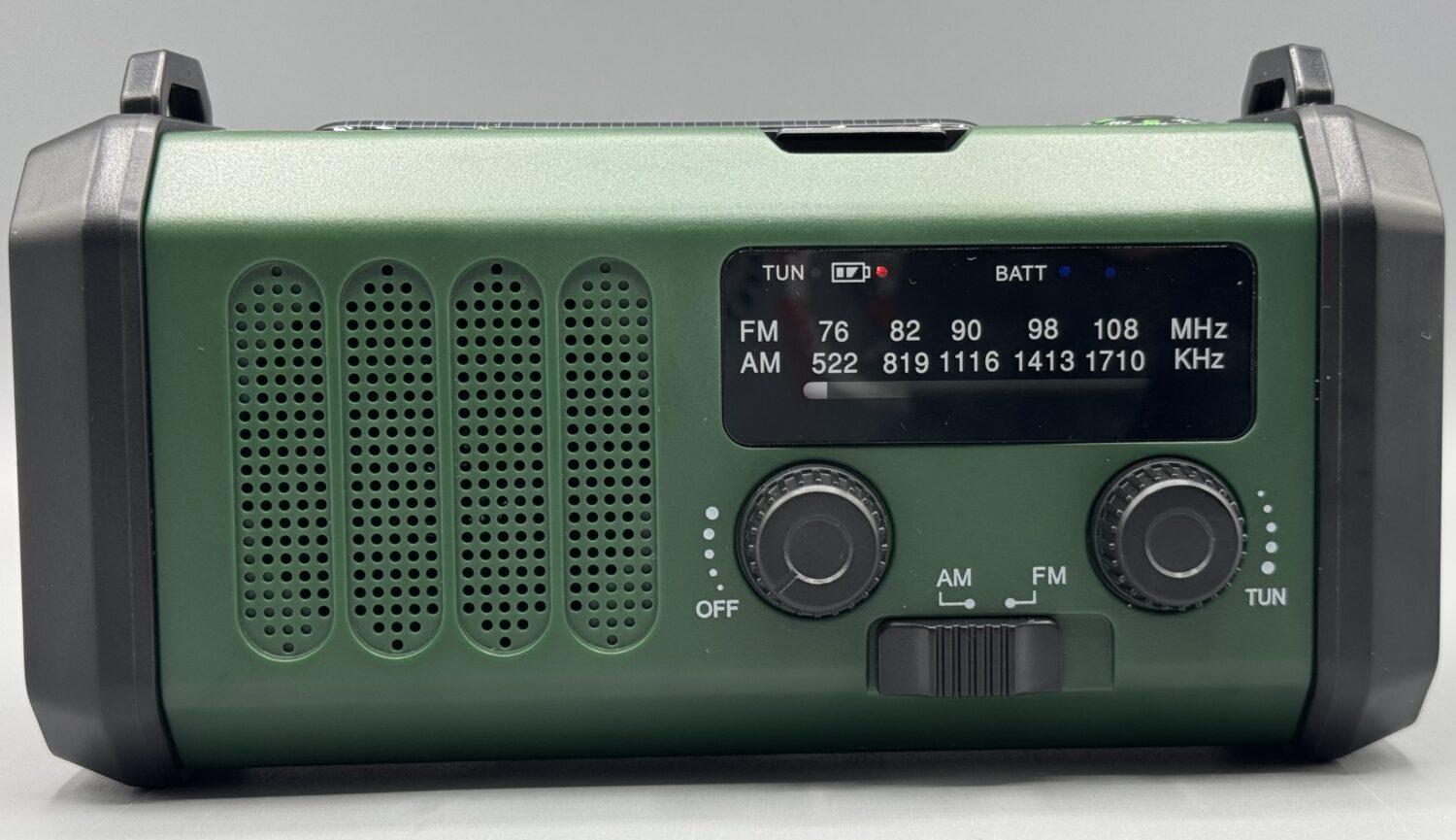 【ファミリー・ライフ】3WAY充電5WAY機能大容量10000mAh多機能防災ラジオのラジオ機能