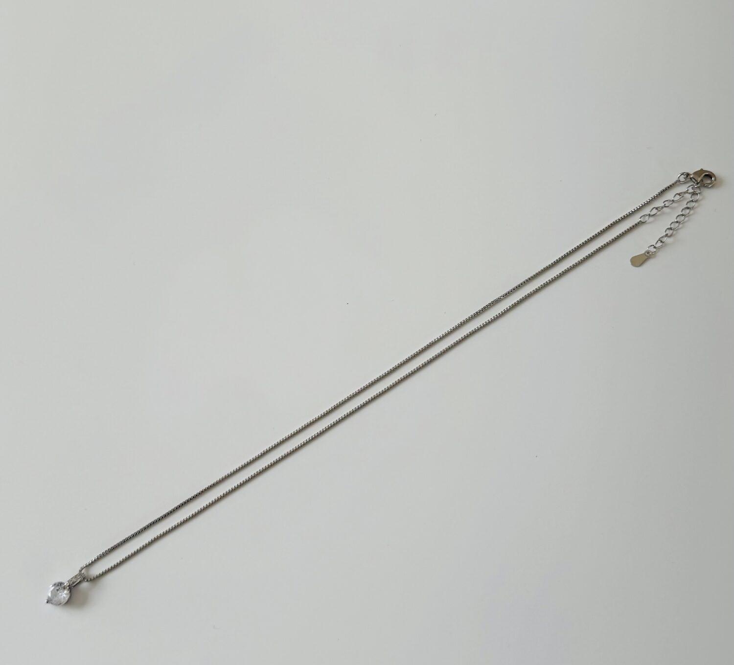 GLAM.の「シャイニージルコニアネックレス」のチェーン