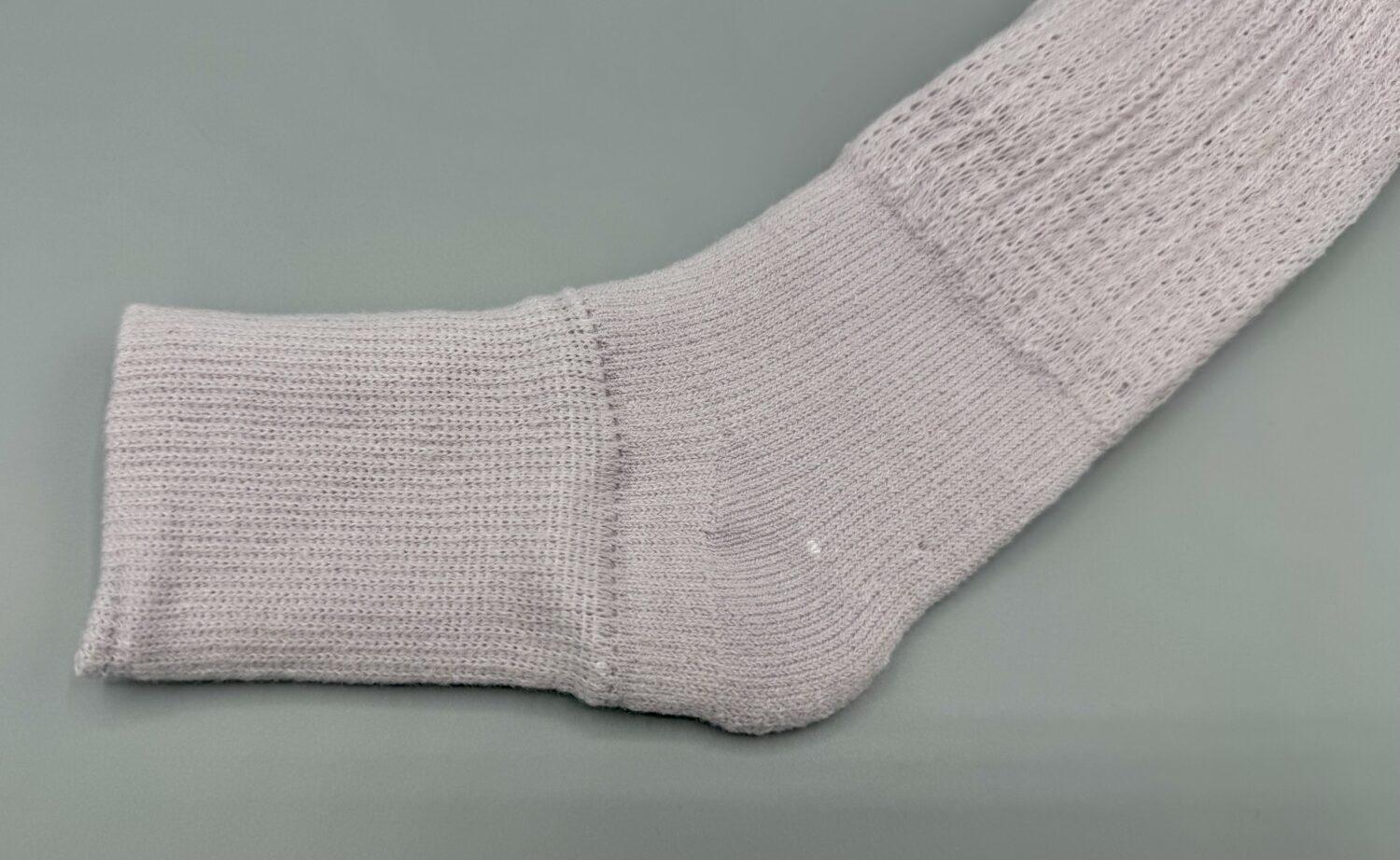 足湯のようなぽかぽかナイトウォーマー トゥレスソックスのつま先