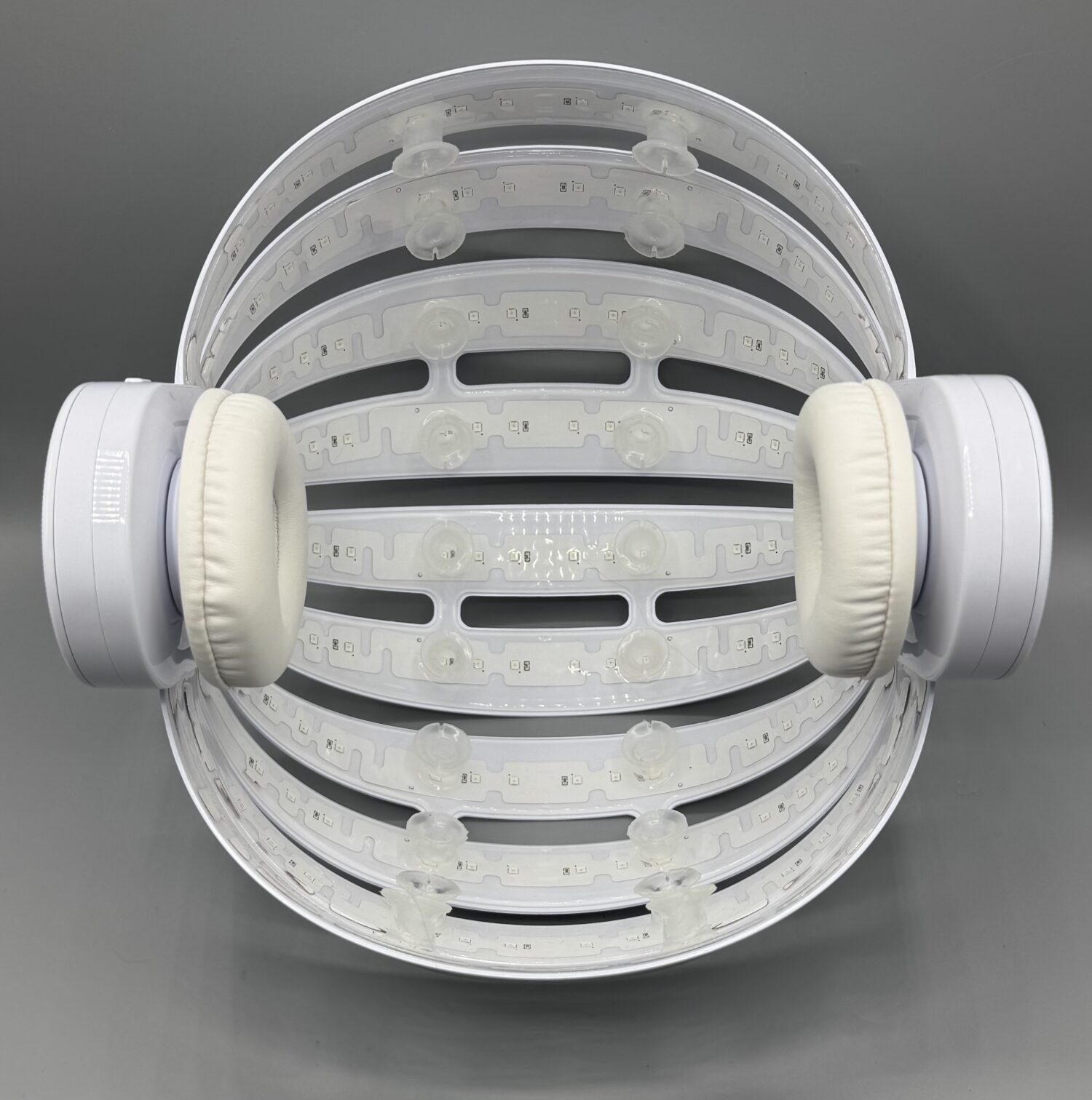 カレントボディ「LED 頭皮・頭髪ケアデバイス」の内側