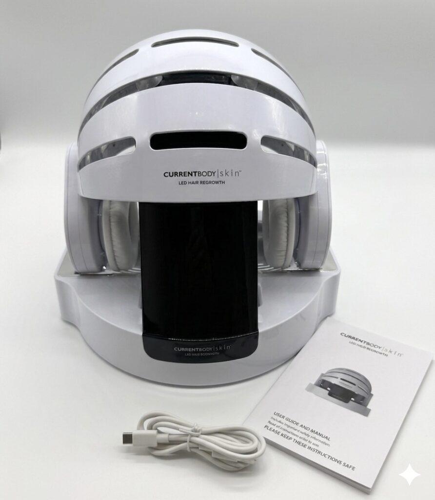 カレントボディ「LED 頭皮・頭髪ケアデバイス」の内容物