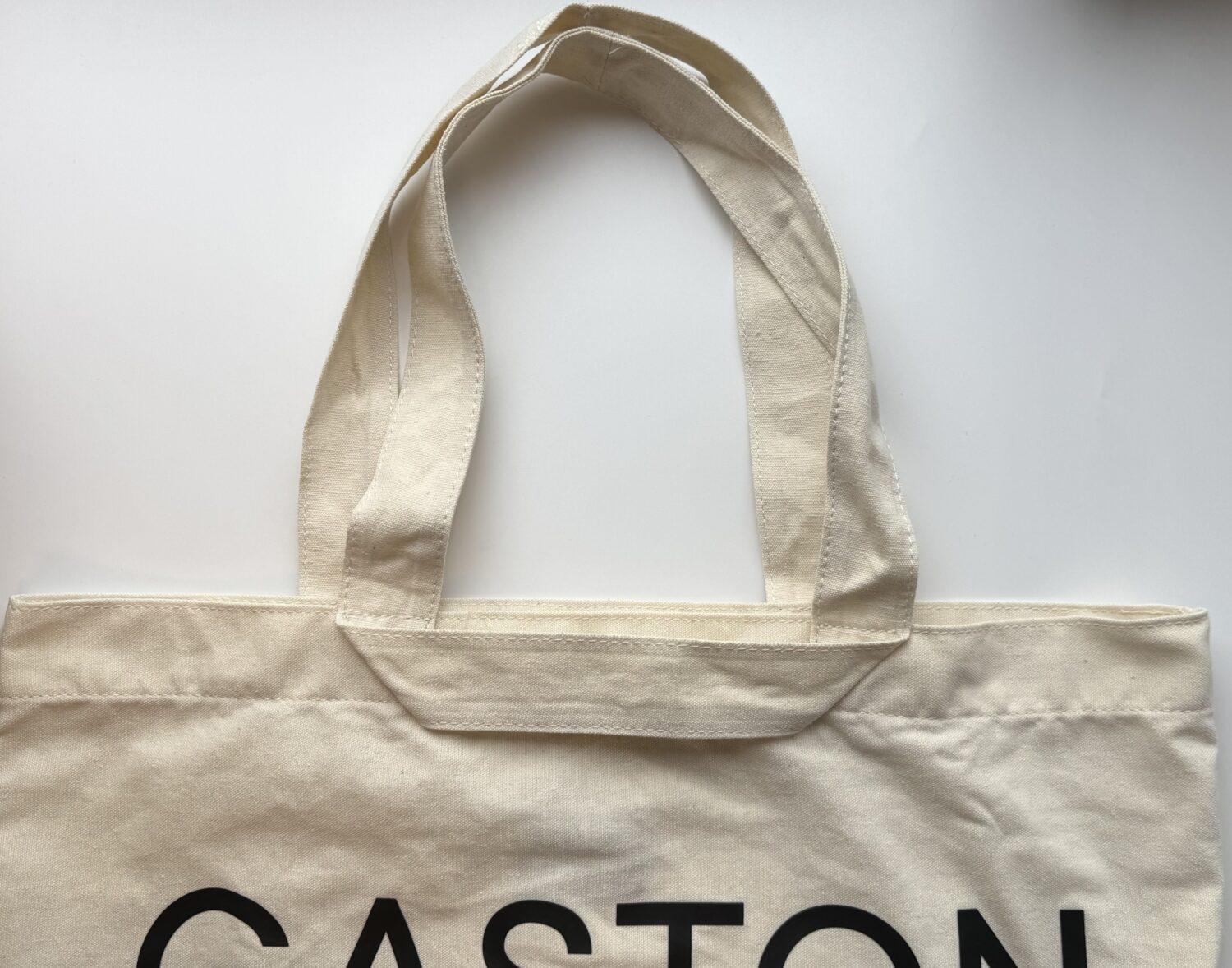 Gaston Luga キャンバストートバッグ 持ち手