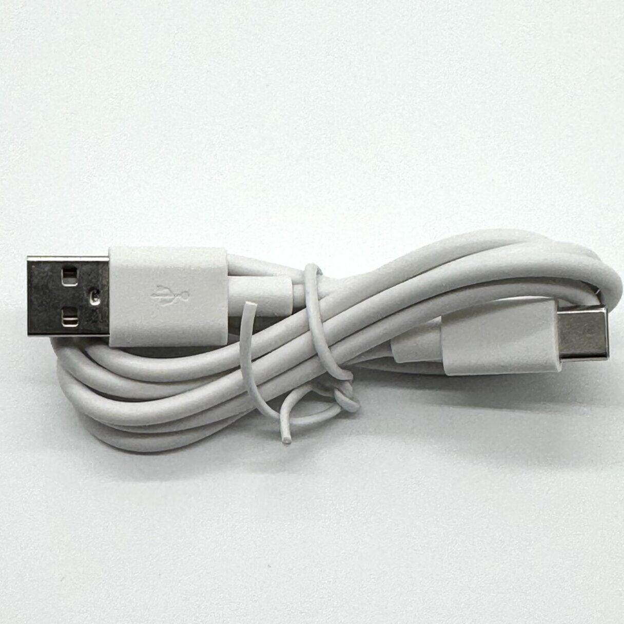【CurrentBody】LEDマルチライトマスクの付属USB-C充電ケーブル
