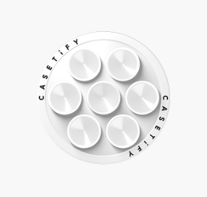CASETiFY Snappy スナップ & スティック グリップスタンド ホワイトの商品画像