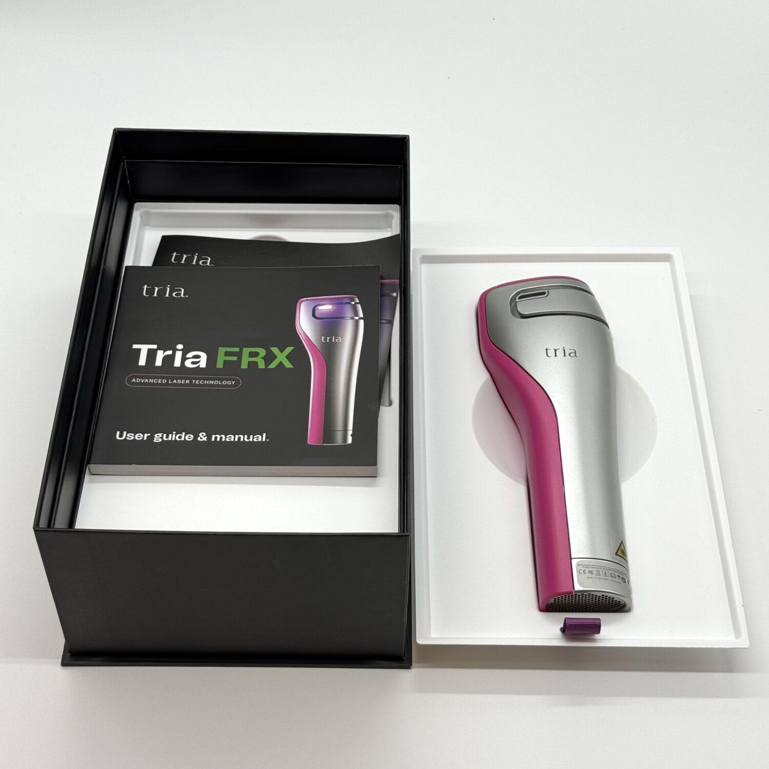 トリア FRXのトレーの下に入っていた冊子