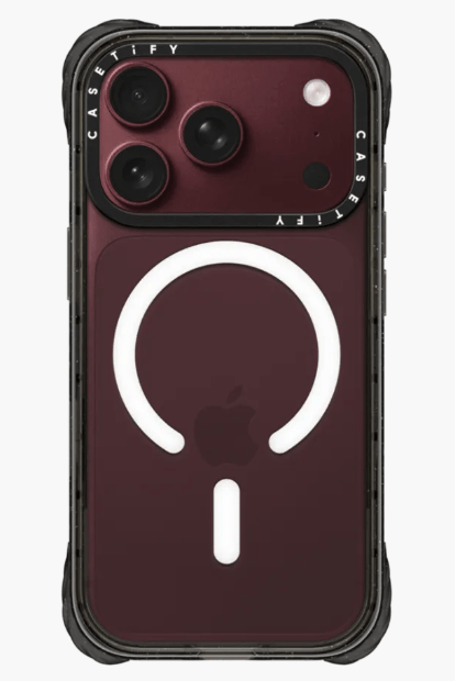 CASETiFY ウルトラインパクトケース iPhone 18用 クリア背面モデル