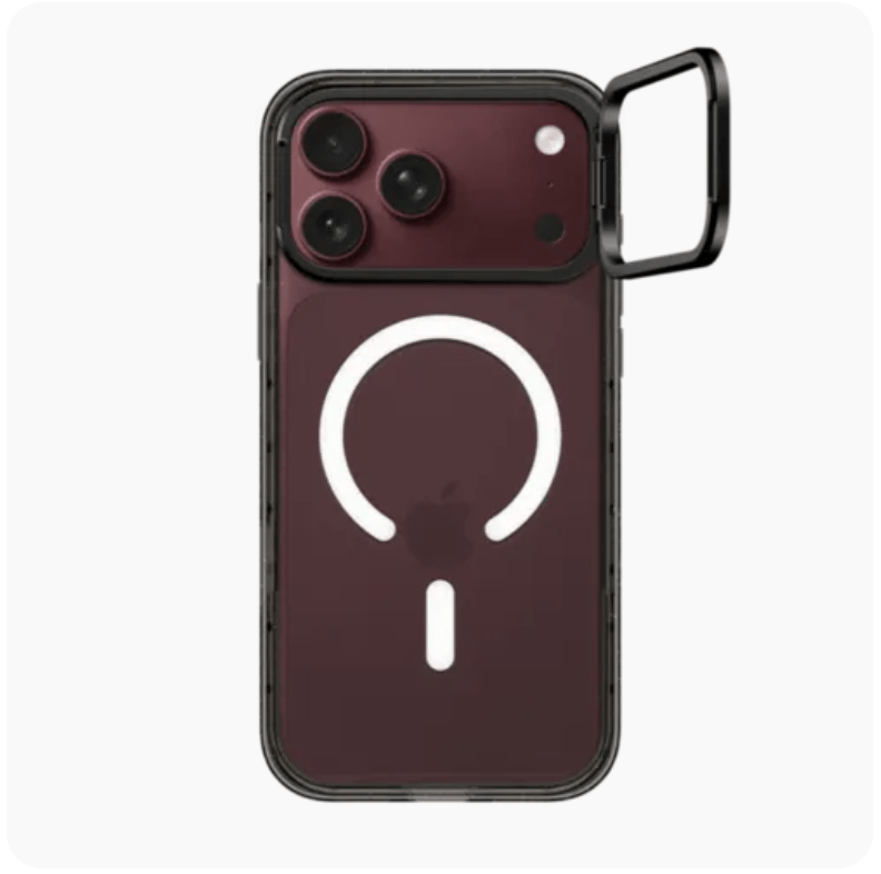 CASETiFYのクリア背面のインパクト リングスタンド ケース